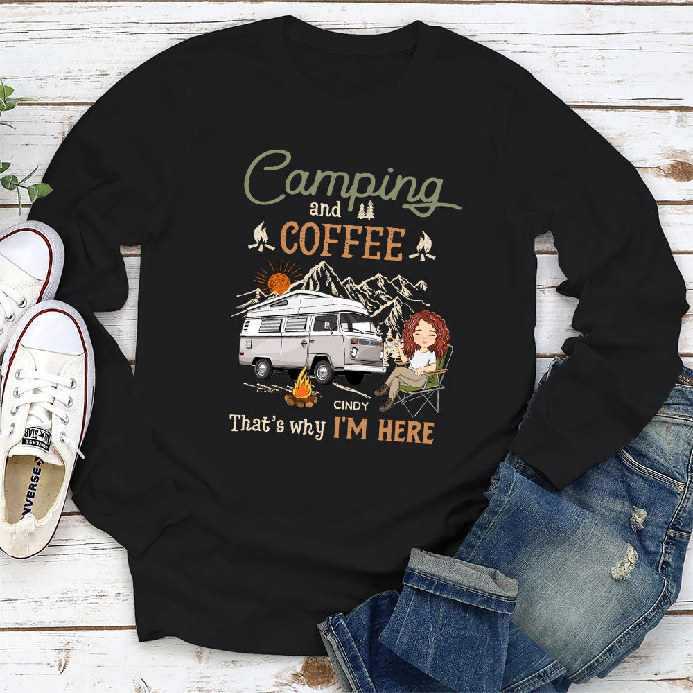 Why Im Here - Personalized Custom Long Sleeve T-shirt - Image 3