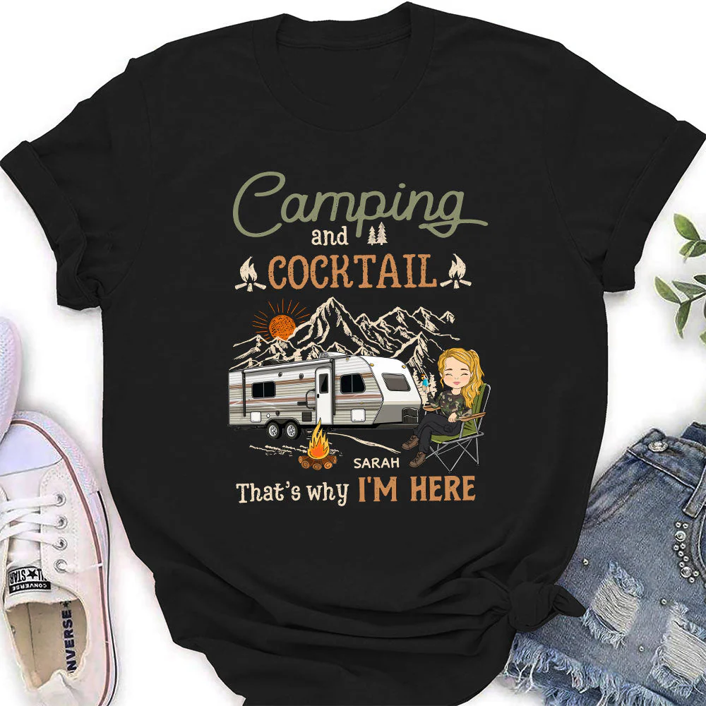Why Im Here - Personalized Custom Women's T-shirt - Image 2