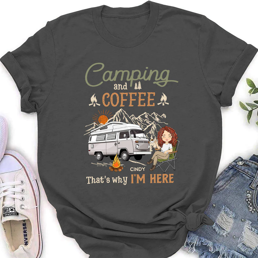 Why Im Here - Personalized Custom Women's T-shirt - Image 4