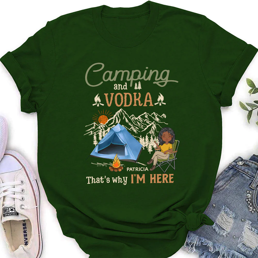 Why Im Here - Personalized Custom Women's T-shirt - Image 5