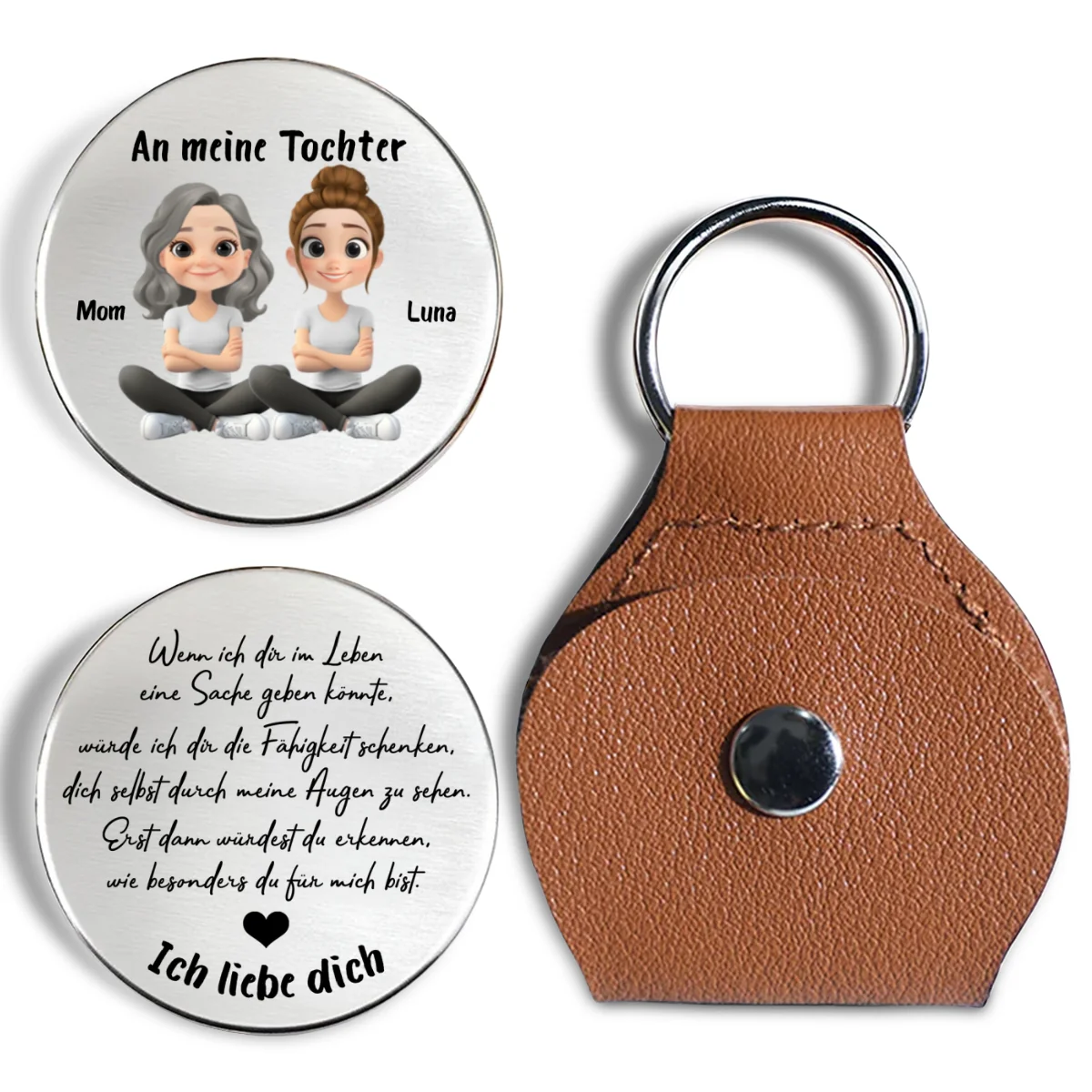 Wie Besonders Du Bist - Personalisierter Taschen-Umarmungsanhänger - Image 6