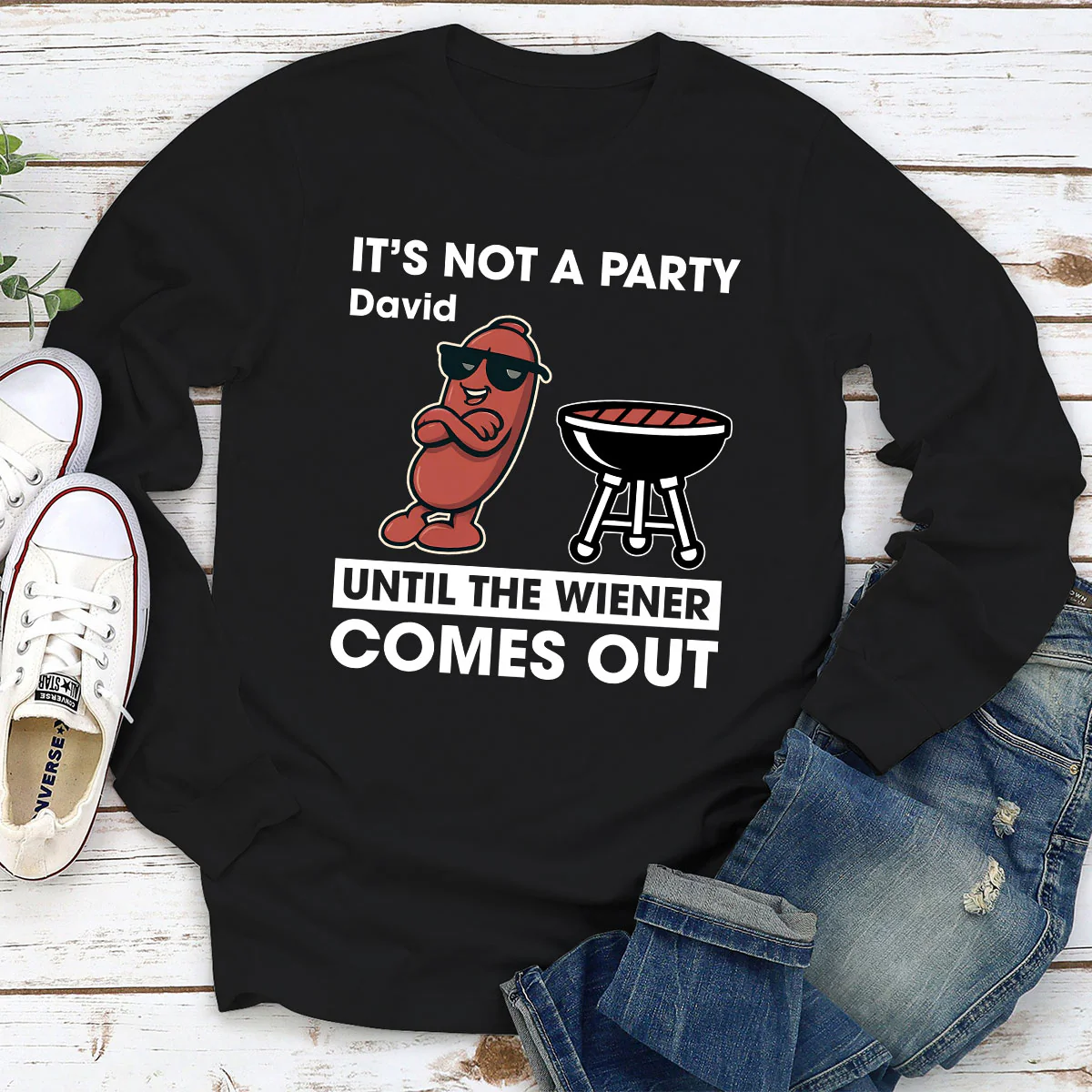 Wieners Out And Let The Party Begin - Personalized Custom Shirt - Image 2