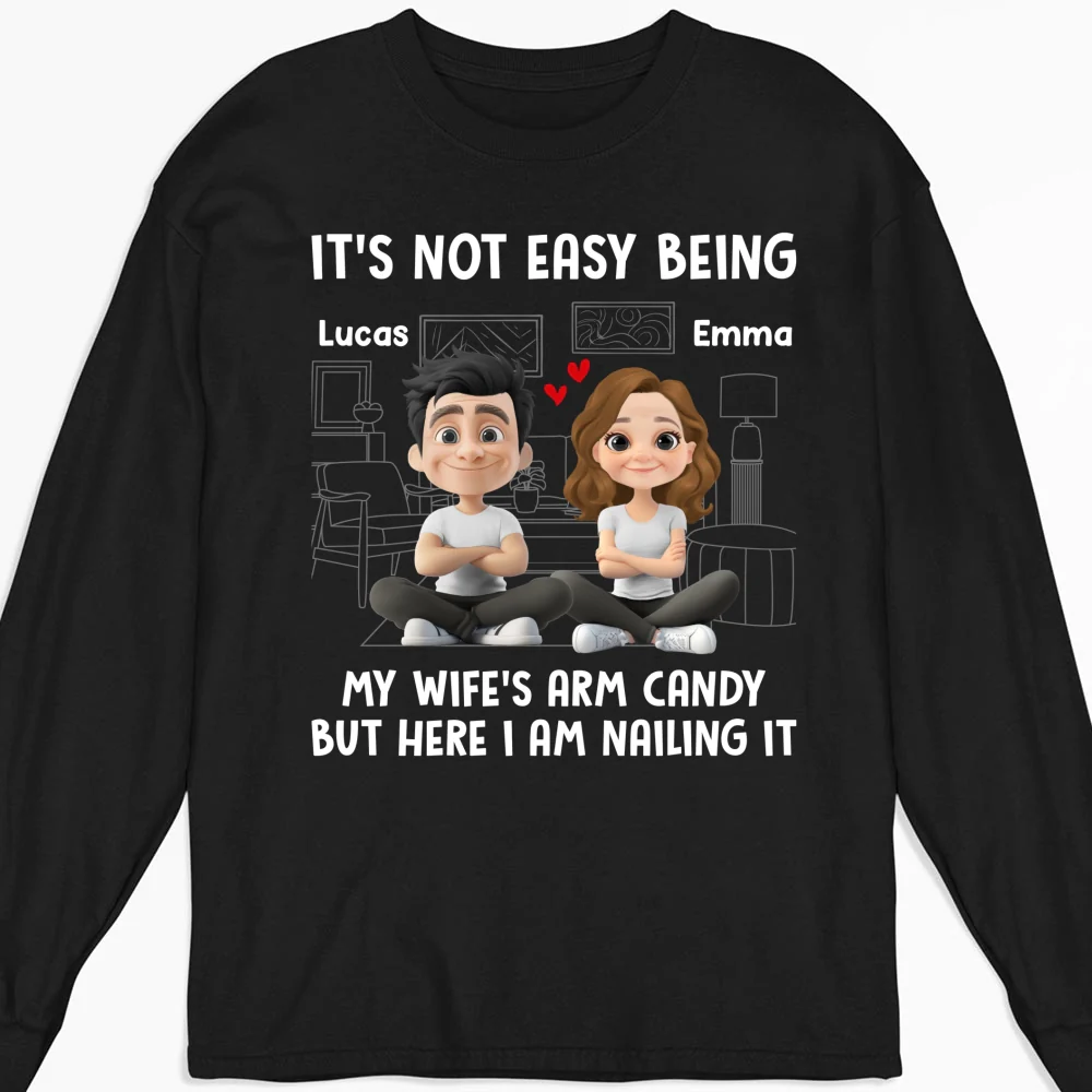 Wife Arm Candy - Personalized Custom Shirt - Image 10