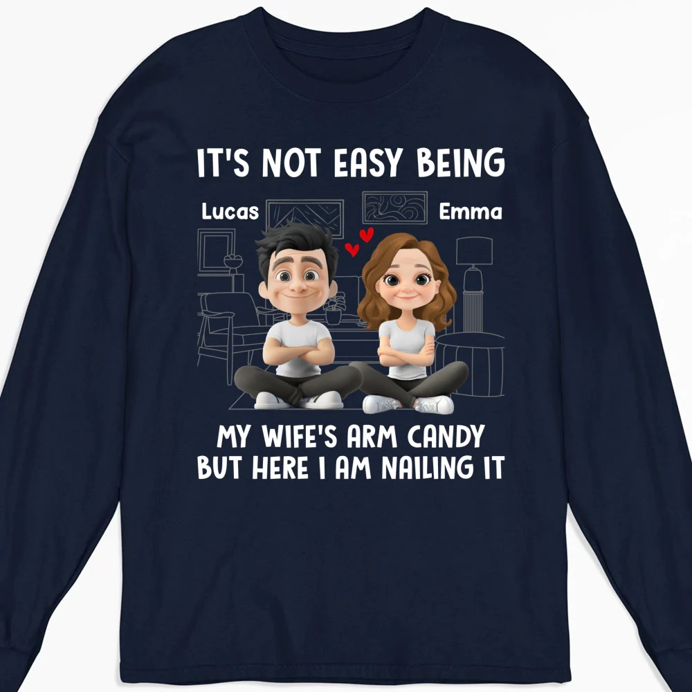 Wife Arm Candy - Personalized Custom Shirt - Image 12