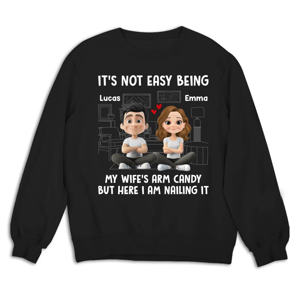 Wife Arm Candy - Personalized Custom Shirt - Image 13