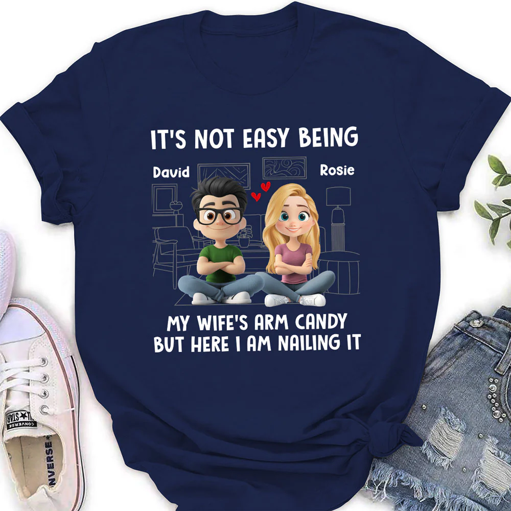 Wife Arm Candy - Personalized Custom Shirt - Image 3