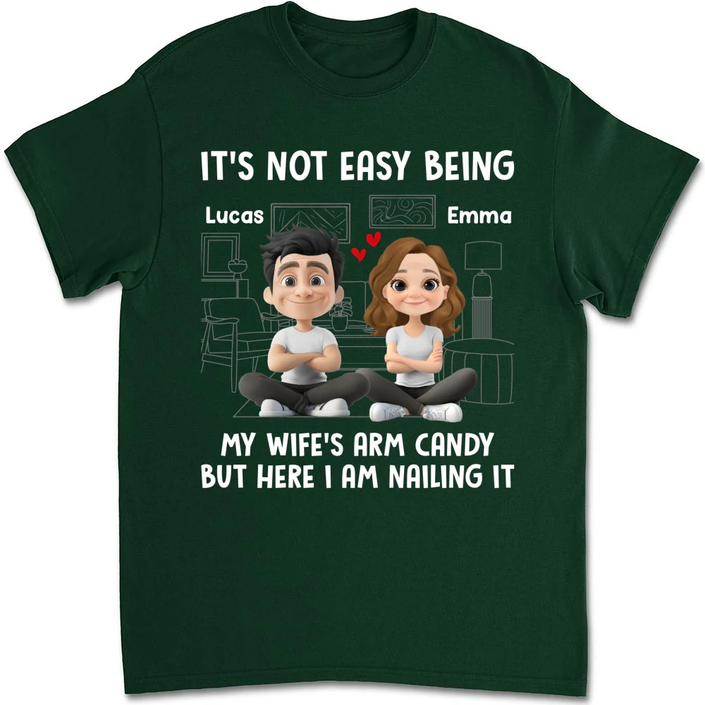 Wife Arm Candy - Personalized Custom Shirt - Image 8