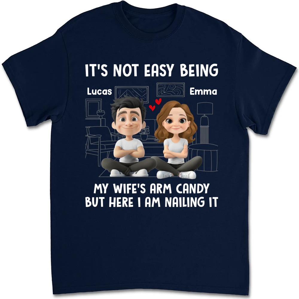 Wife Arm Candy - Personalized Custom Shirt - Image 9
