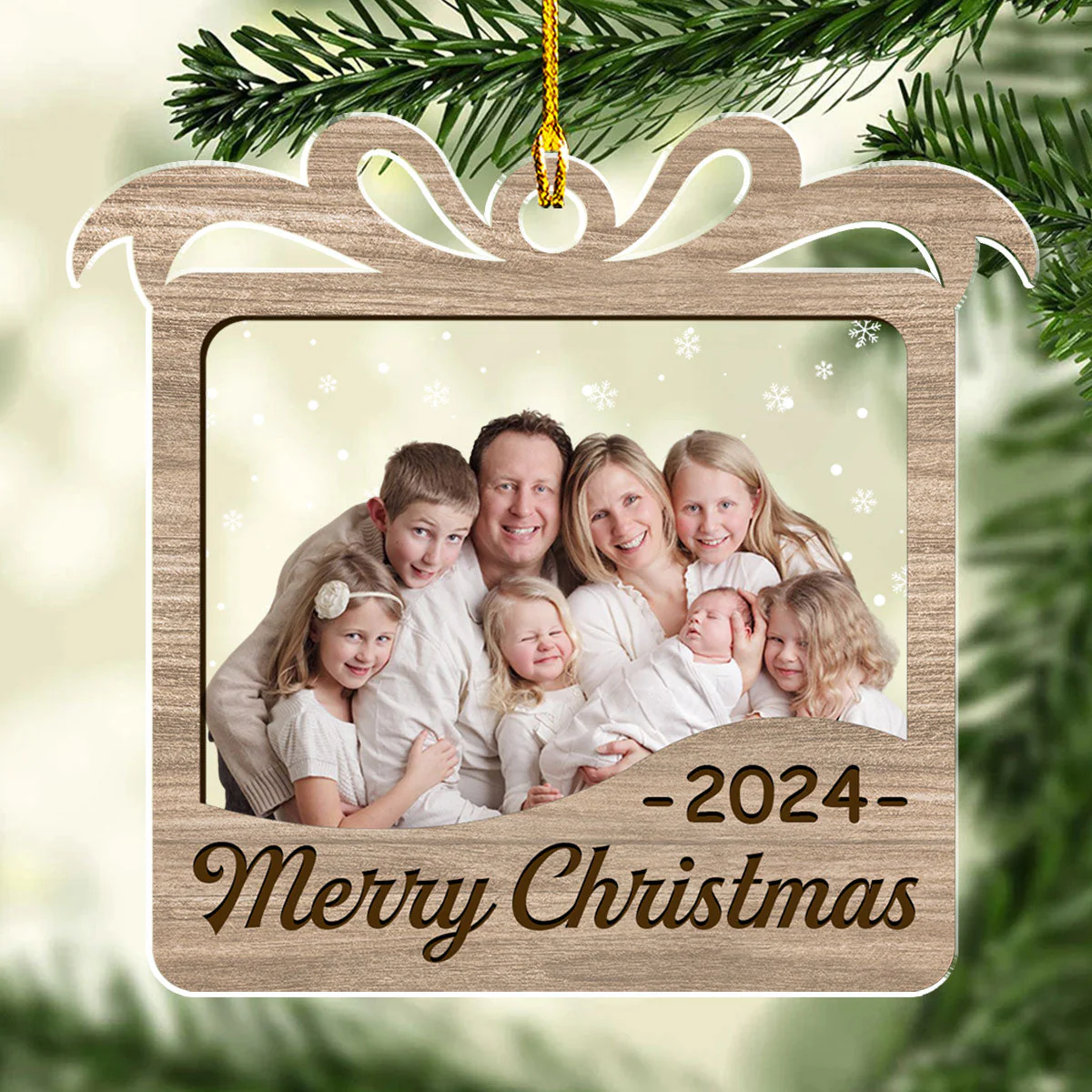 Winter Dreams - Personalized Custom Acrylic Ornament - Image 4