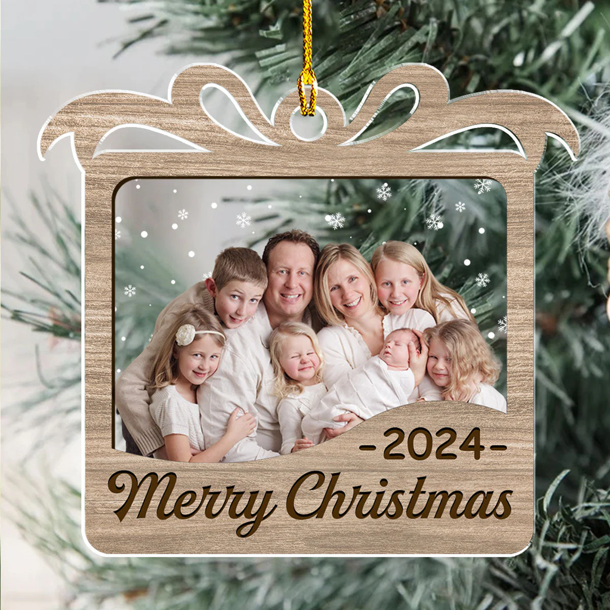 Winter Dreams - Personalized Custom Acrylic Ornament - Image 5