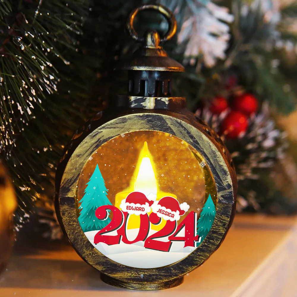 Winter Warmth - Personalized Custom Christmas Lantern - Image 5