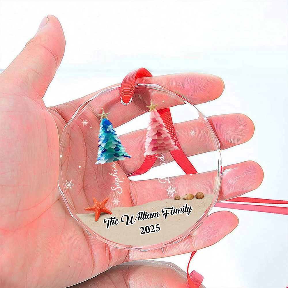 Winter Wishes - Personalized Custom Glass Ornament - Image 5