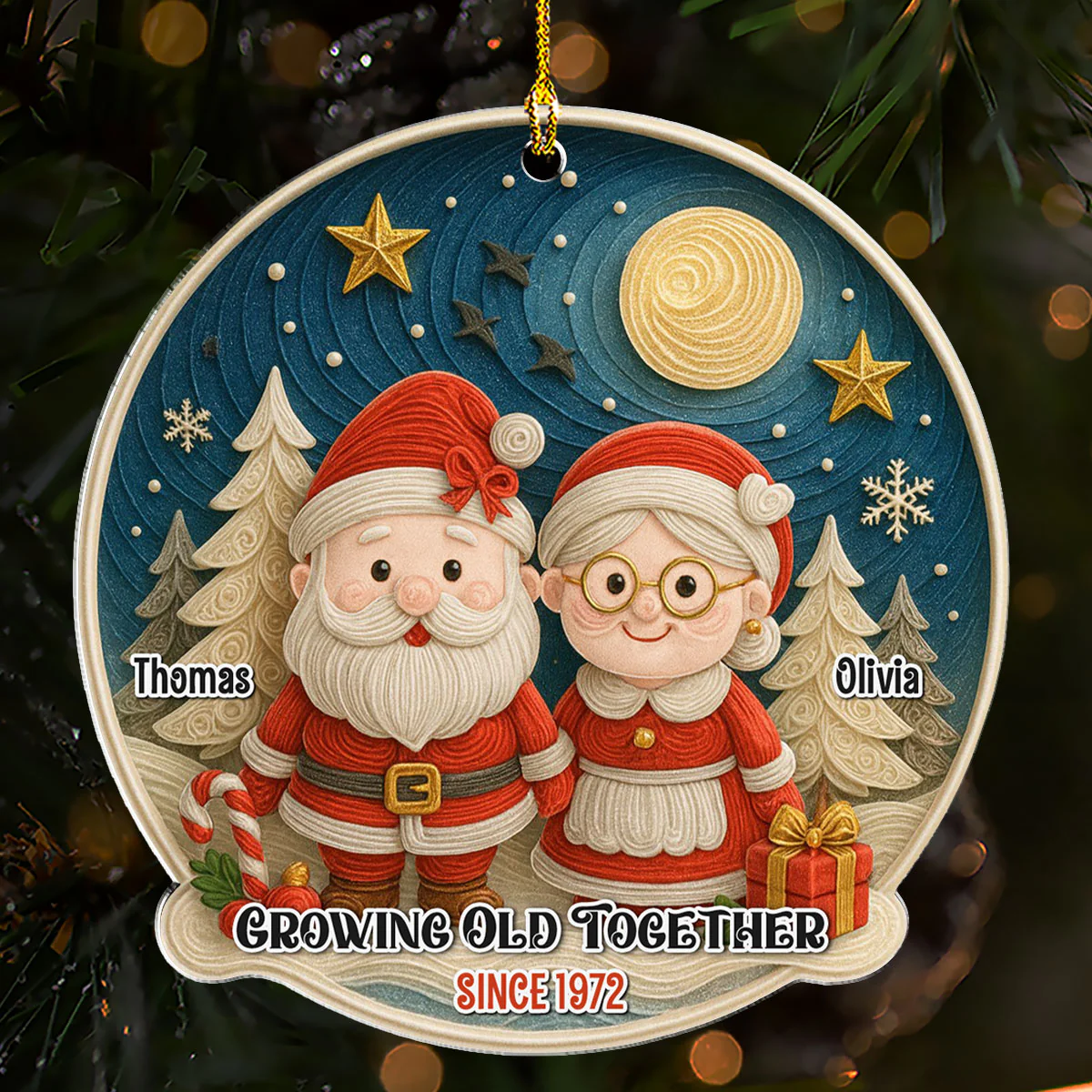Winter Wonderland 2025 - Personalized Custom Acrylic Ornament - Image 4