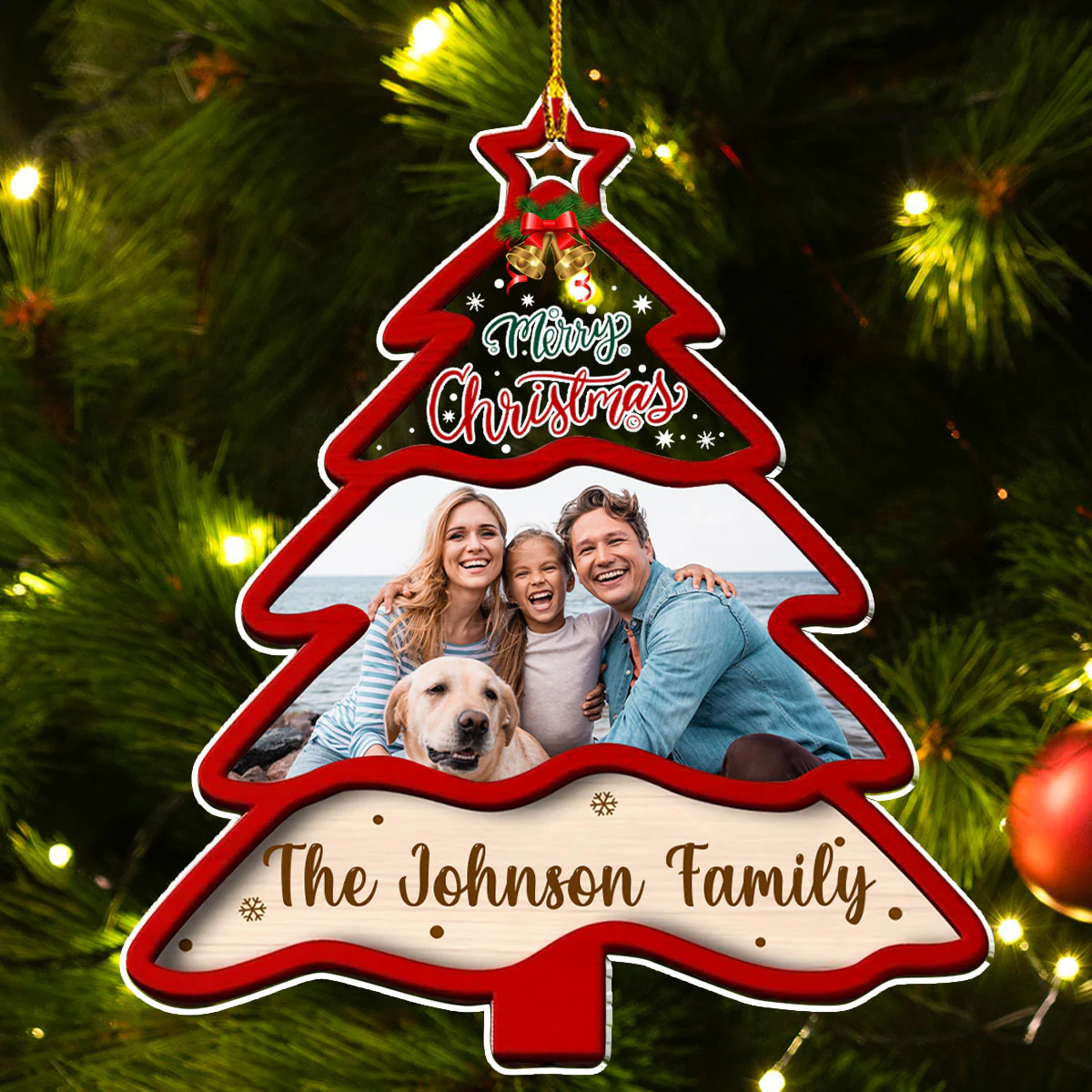 Winter Wonderland - Personalized Custom Acrylic Ornament - Image 3