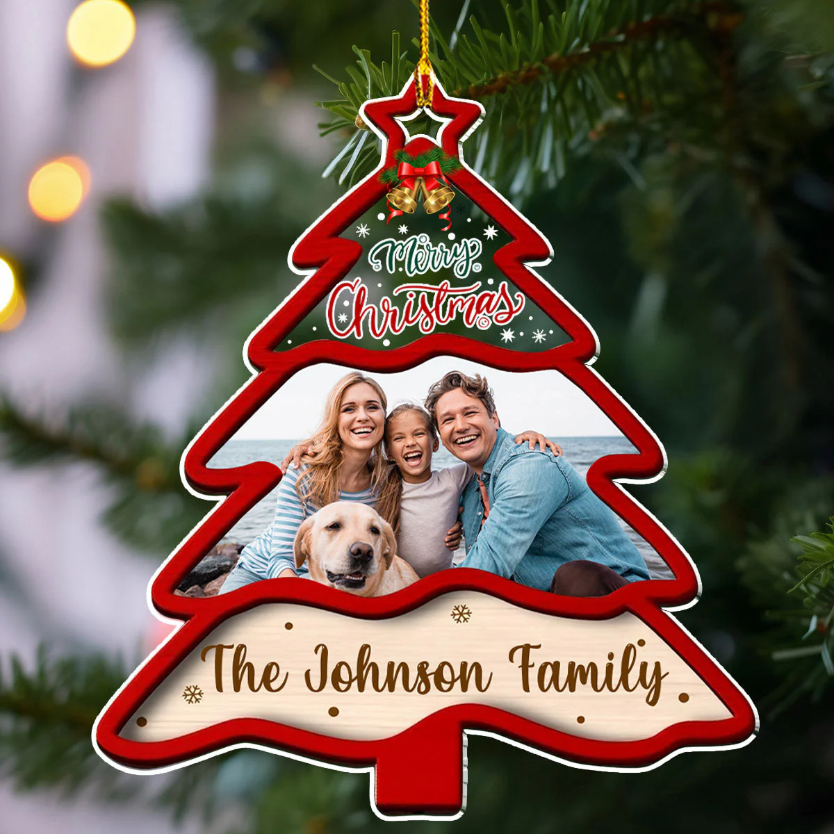 Winter Wonderland - Personalized Custom Acrylic Ornament - Image 4