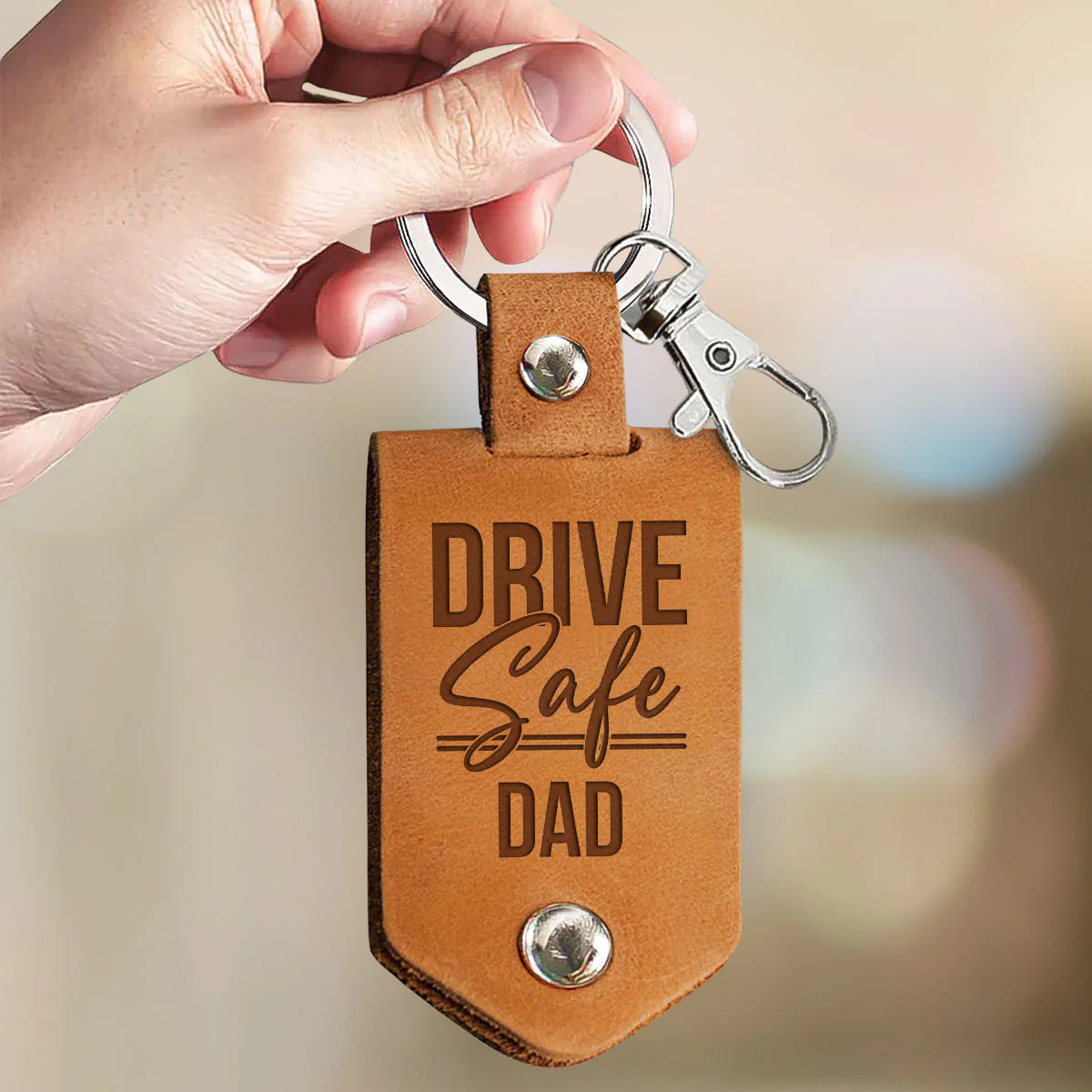 Wipe My Butt - Personalized Leather Photo Keychain - Image 3