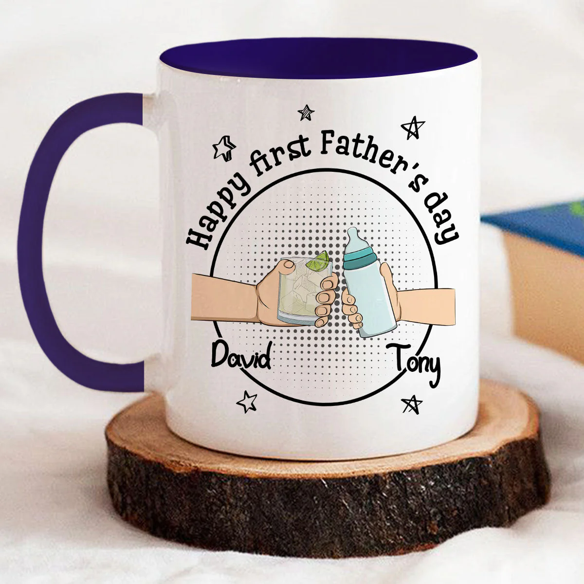 Wiping My Bum - Personalized Custom Accent Mug - Image 5