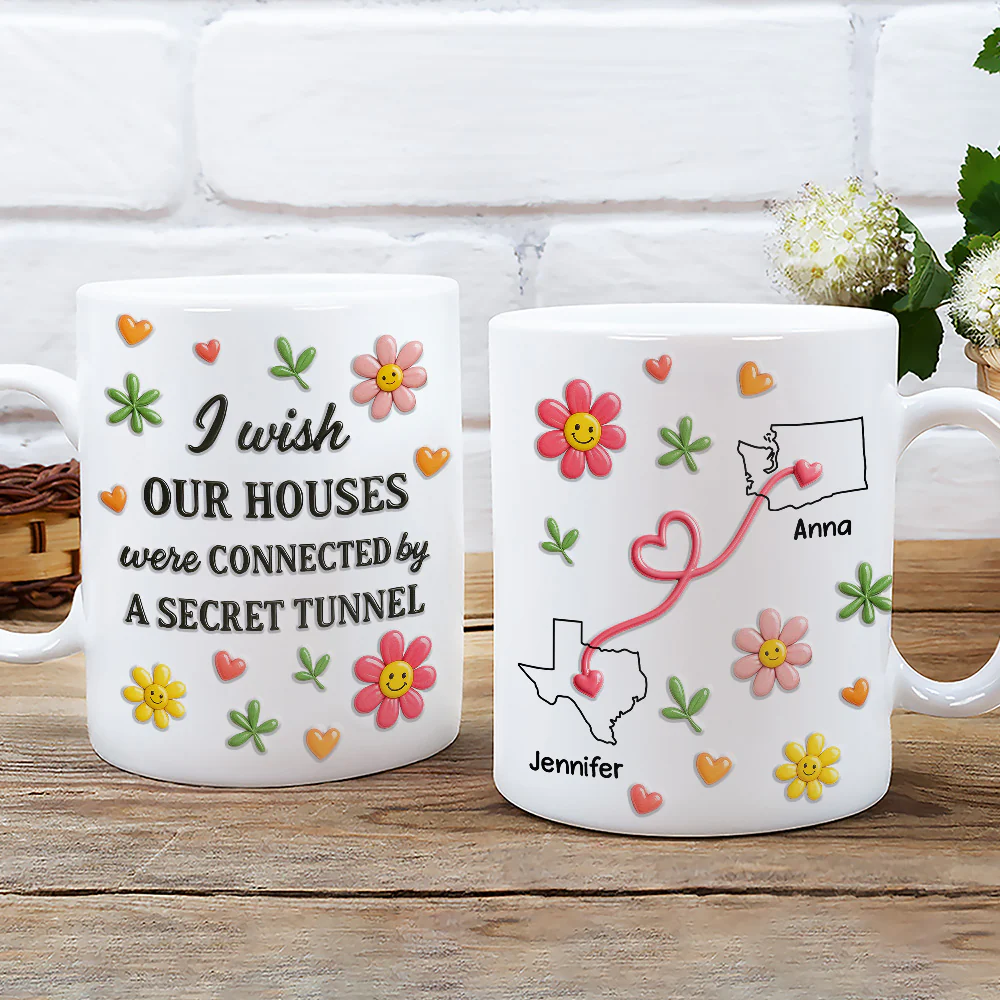 Wish We Shared A Tunnel - Personalized Custom 3D Inflated Effect Mug - Image 4