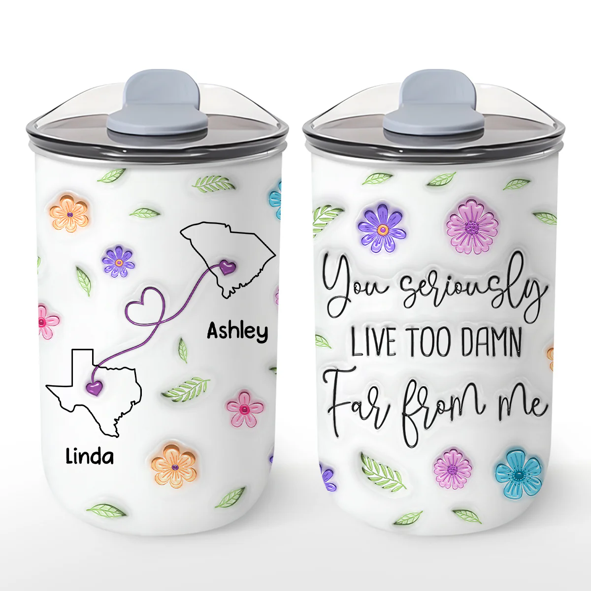 Wish You Lived Much Closer - Personalized Custom 10oz Tumbler