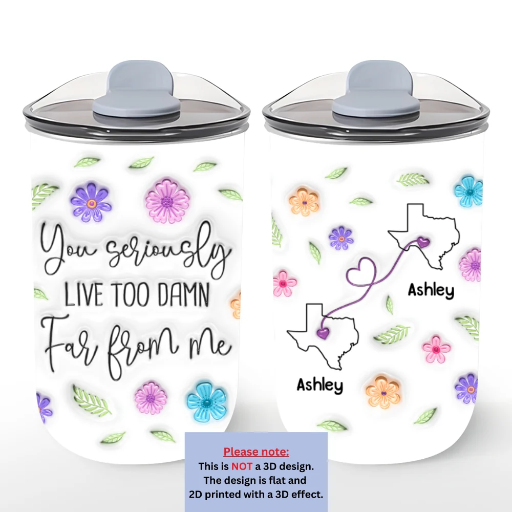 Wish You Lived Much Closer - Personalized Custom 10oz Tumbler - Image 6