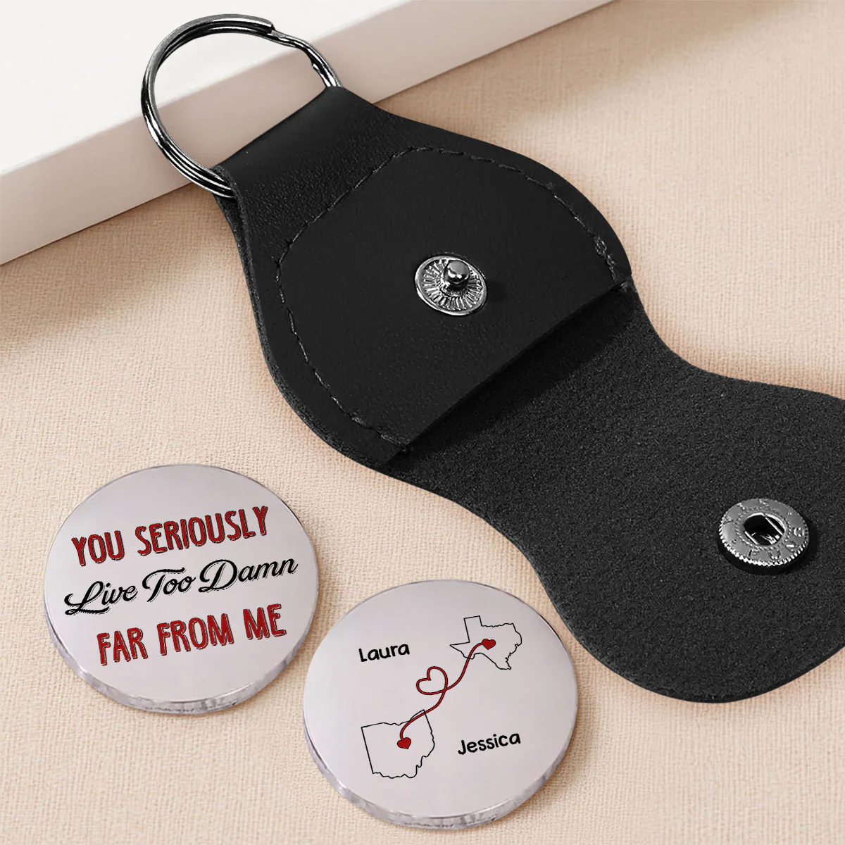 Wish You Lived Much Closer - Personalized Custom Pocket Hug - Image 2