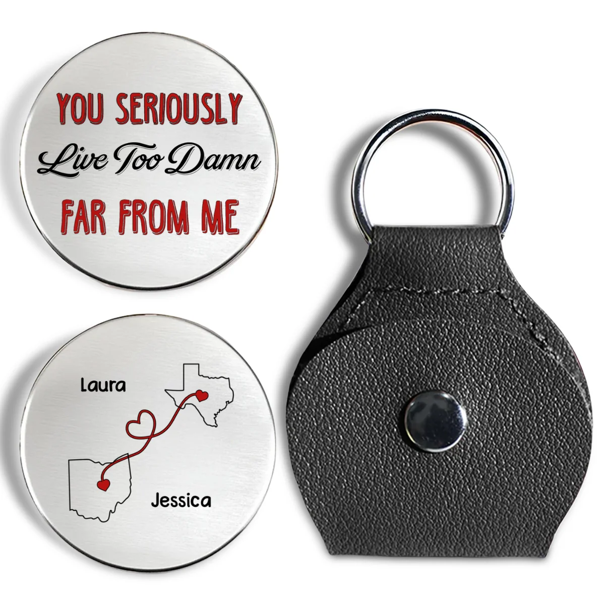 Wish You Lived Much Closer - Personalized Custom Pocket Hug - Image 7