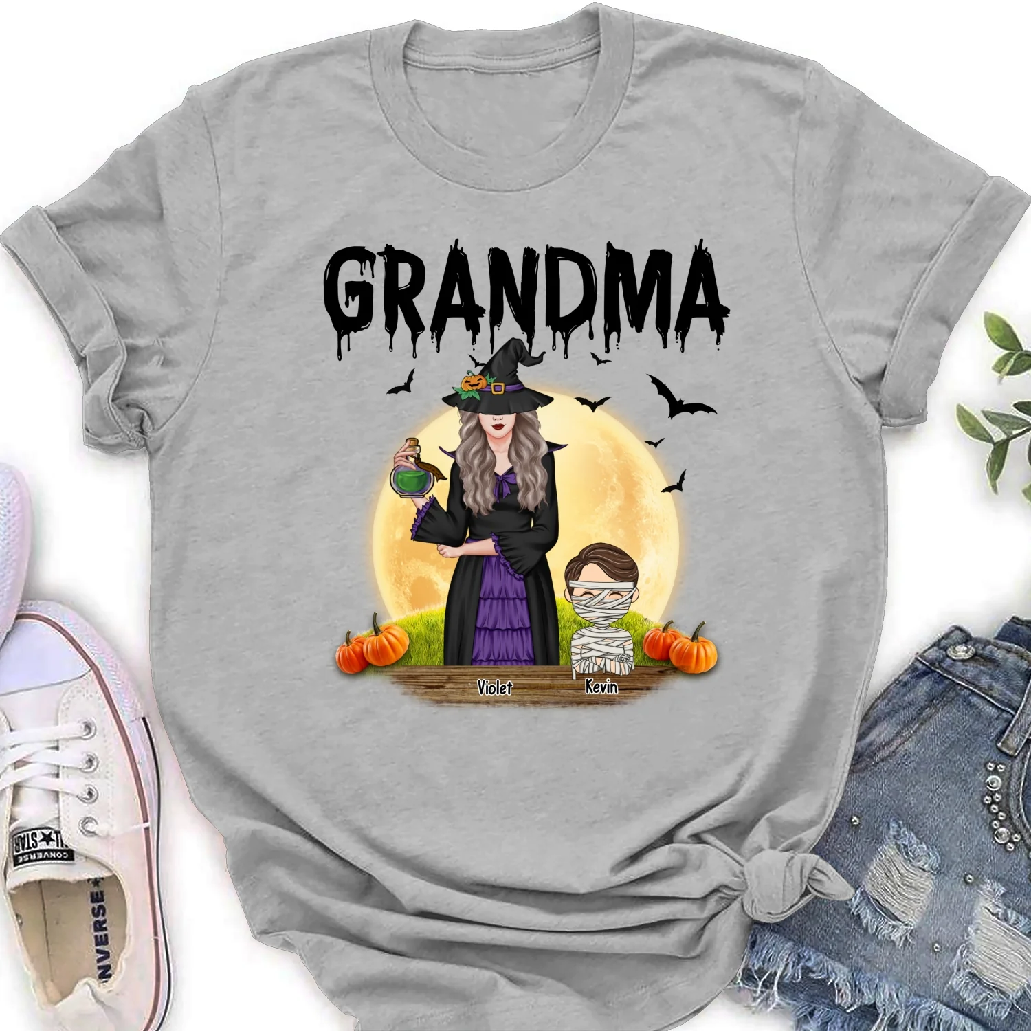 Witch Grandma - Personalized Custom Shirt - Image 17