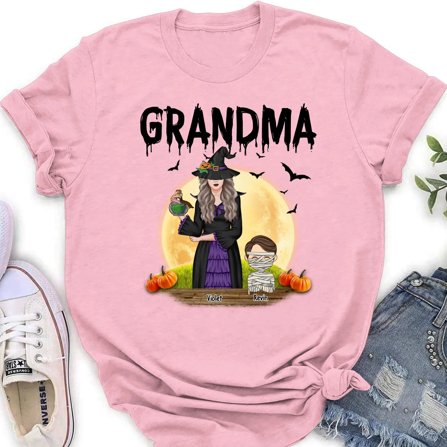 Witch Grandma - Personalized Custom Shirt - Image 18
