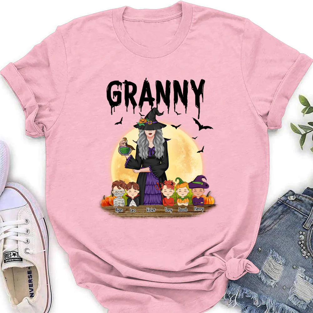 Witch Grandma - Personalized Custom Shirt - Image 2