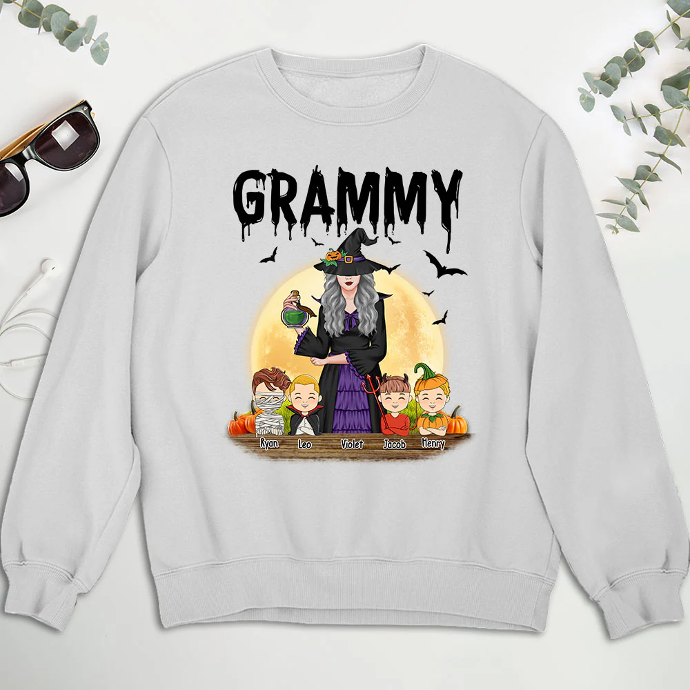 Witch Grandma - Personalized Custom Shirt - Image 3