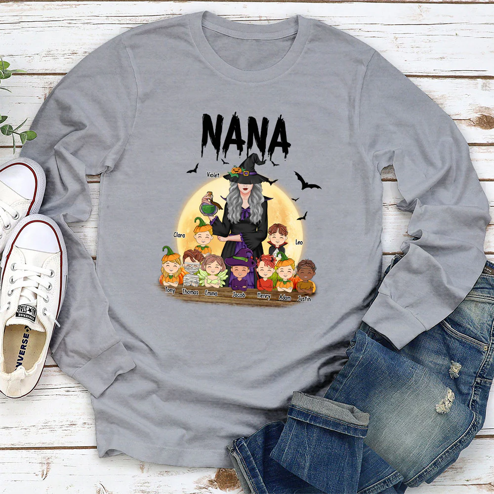 Witch Grandma - Personalized Custom Shirt - Image 4