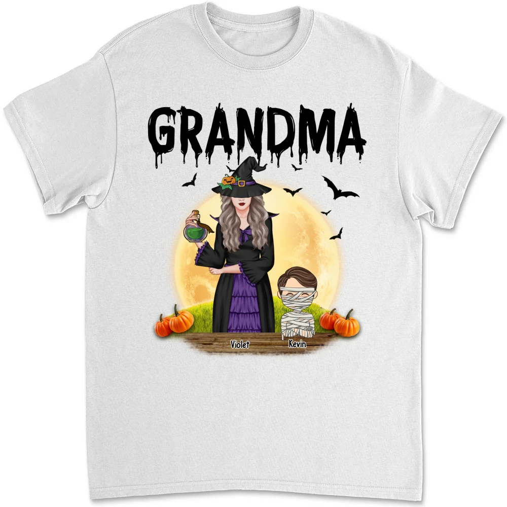 Witch Grandma - Personalized Custom Shirt - Image 6