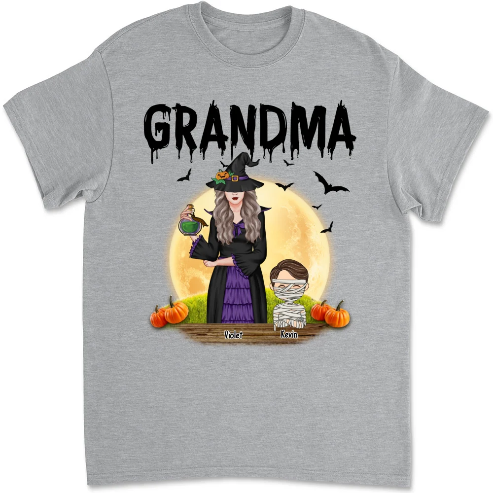 Witch Grandma - Personalized Custom Shirt - Image 7