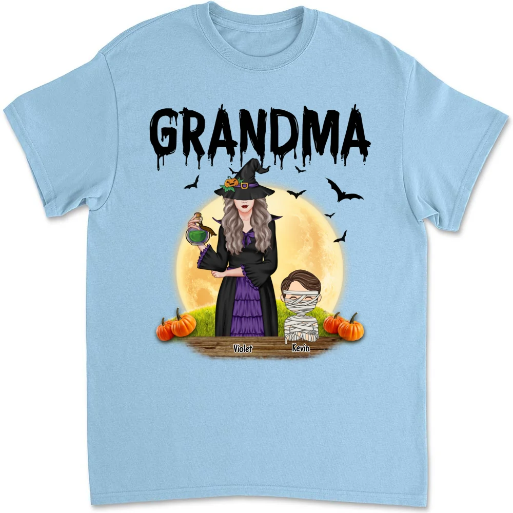 Witch Grandma - Personalized Custom Shirt - Image 8