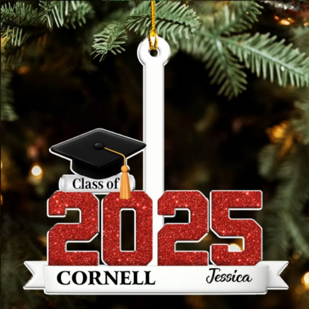With Flying Colors - Personalized Custom 3D Effect Acrylic Ornament - Image 7