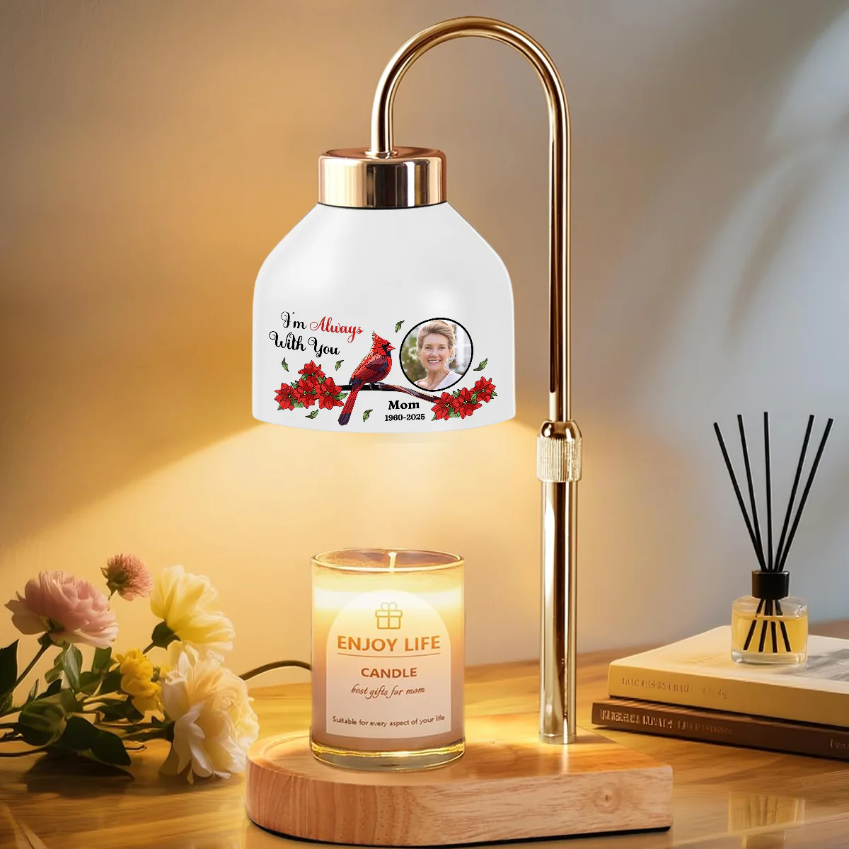 With You Forever - Personalized Custom Candle Warmer Lamp - Image 2
