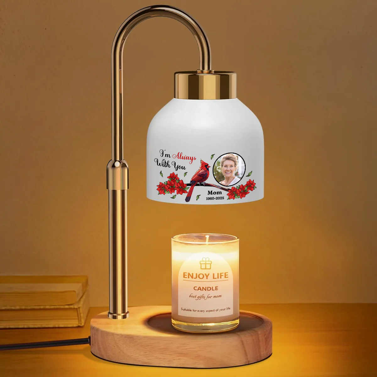 With You Forever - Personalized Custom Candle Warmer Lamp - Image 4