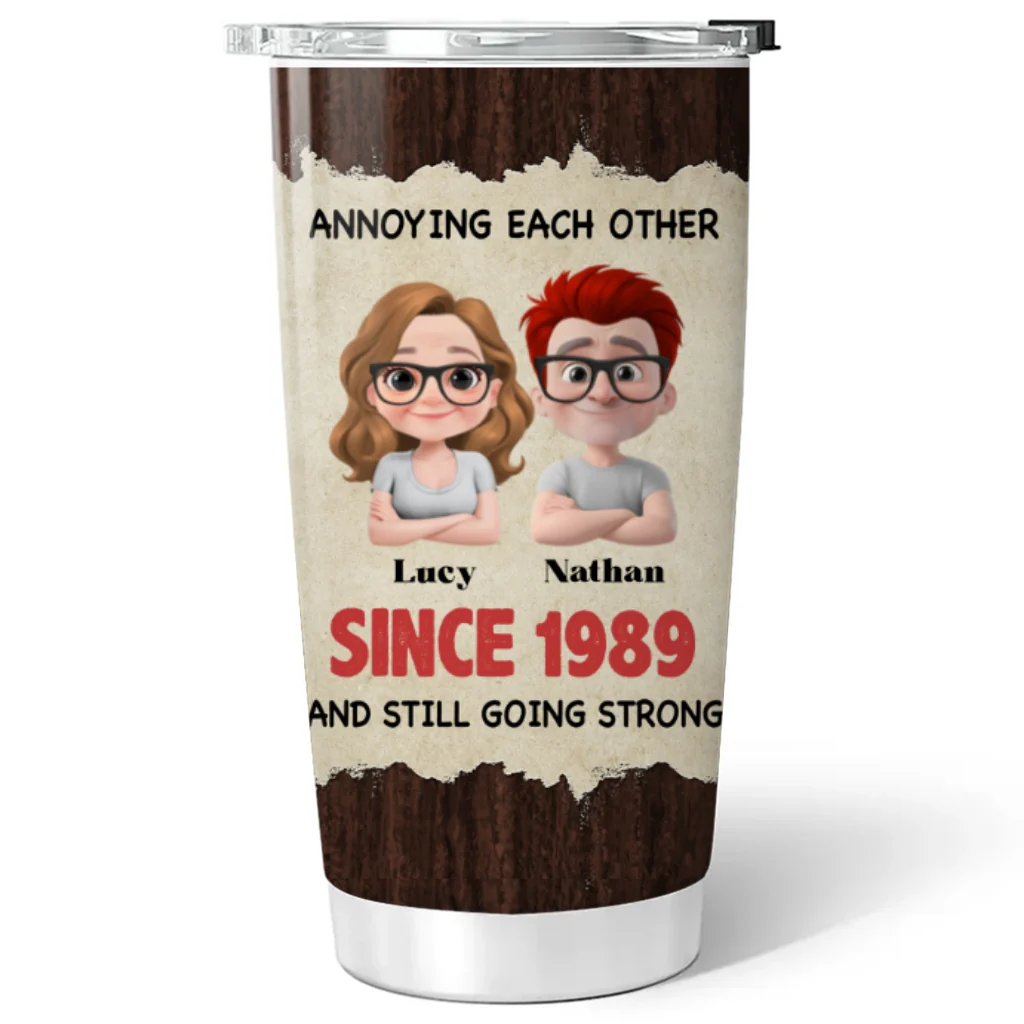 With You Forever - Personalized Custom Tumbler - Image 6