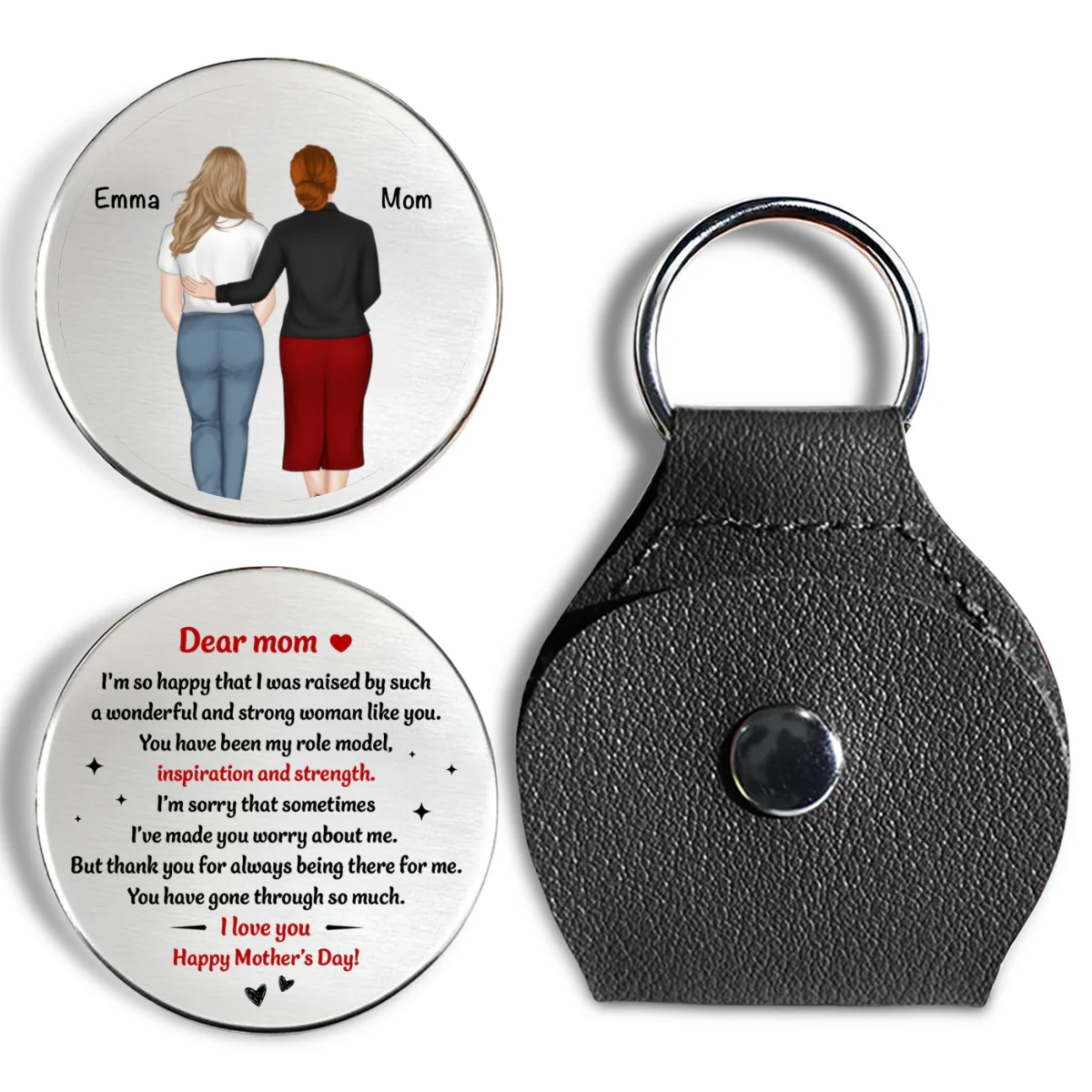 Wonderful Mom Like You - Personalized Custom Pocket Hug - Image 7