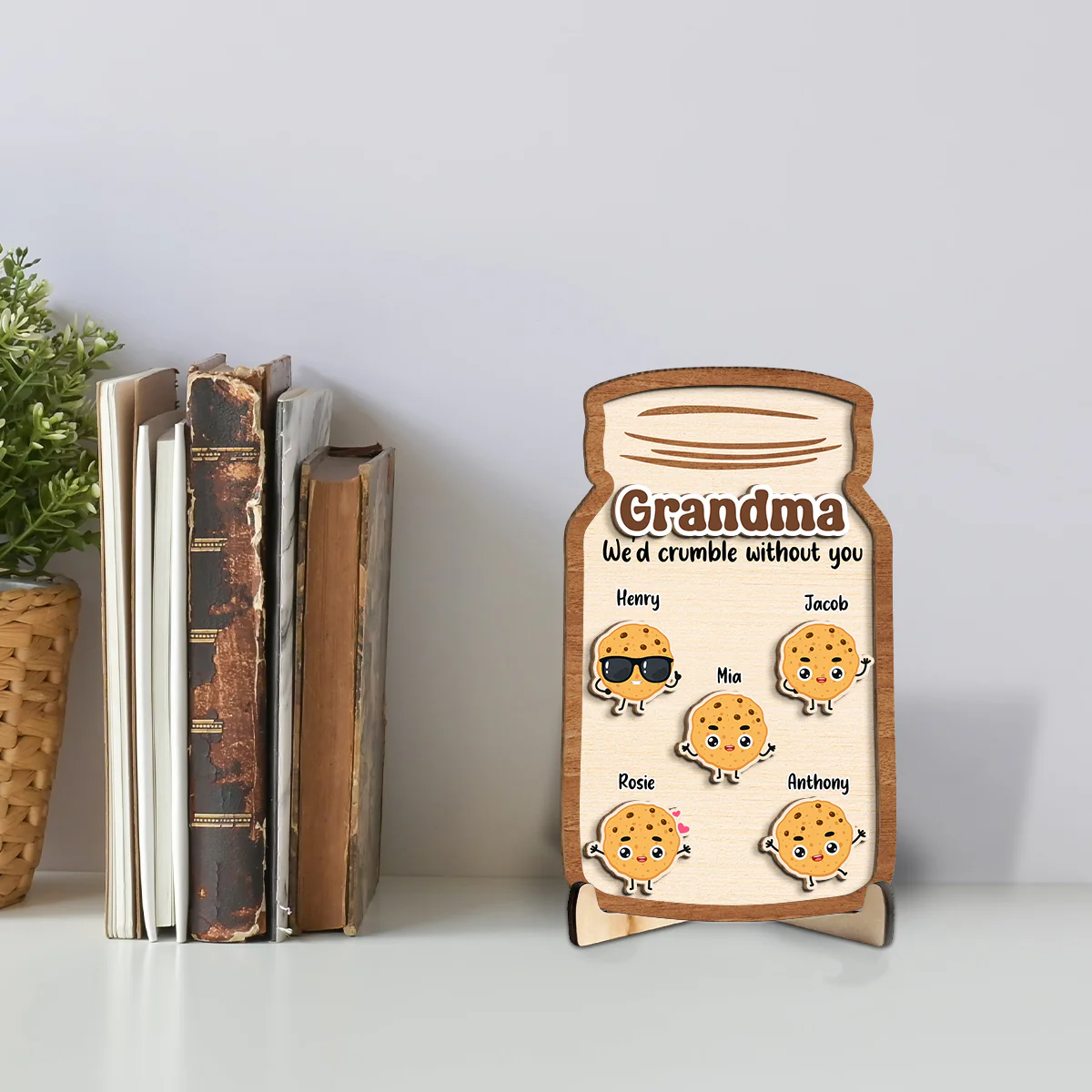 Grandma Cookies - Personalized Custom Wooden Plaque - Image 5