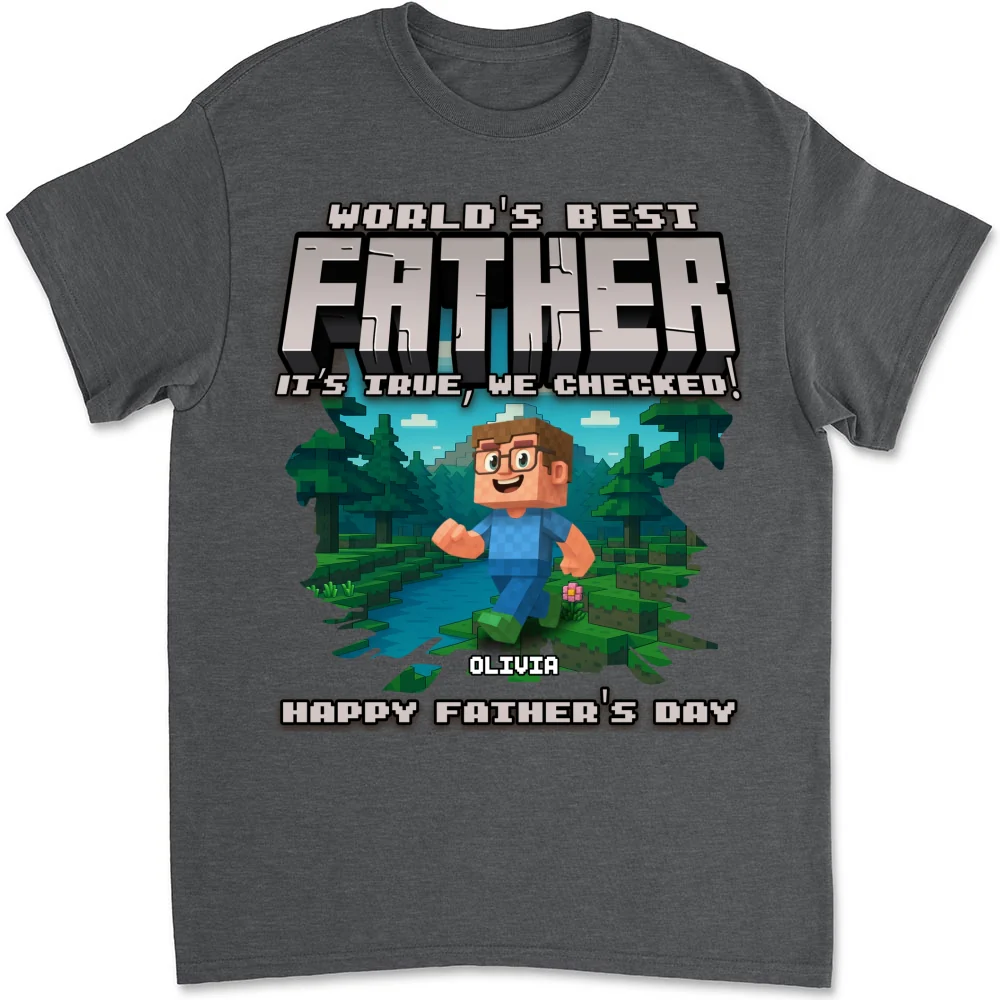 World Best Grandpa - Personalized Custom Shirt - Image 9