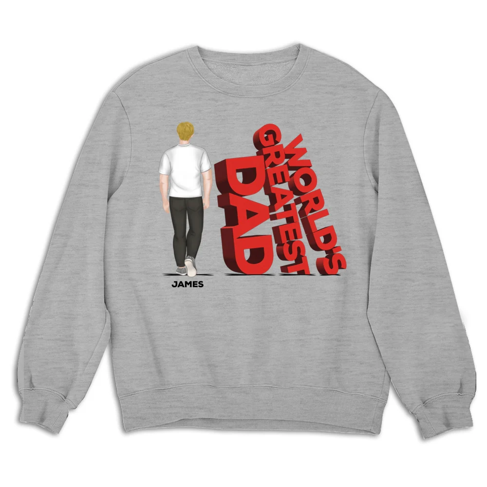 World's Greatest Dad - Personalized Custom Shirt - Image 15