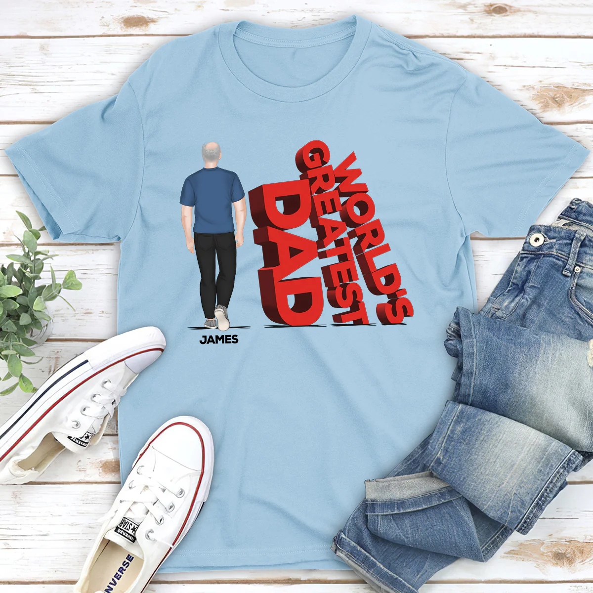 World's Greatest Dad - Personalized Custom Shirt - Image 6
