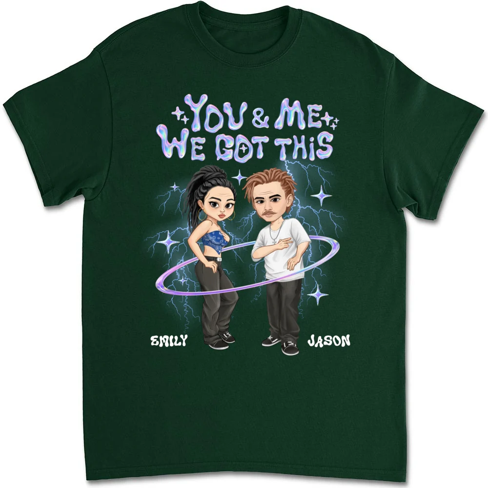 Y2K Couple Hologram - Personalized Custom Shirt - Image 9