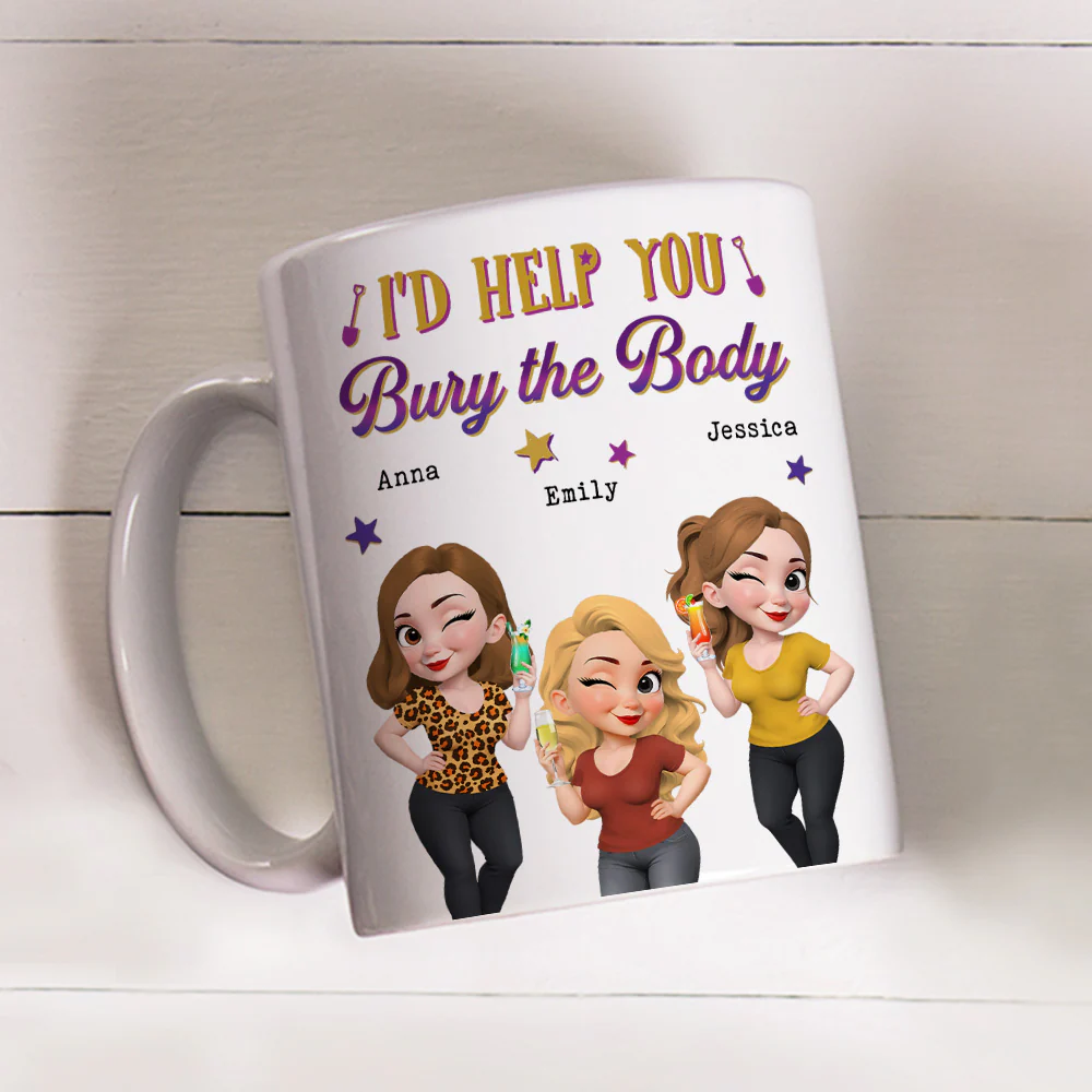 Yes I Would Help You Any Day - Personalized Custom Coffee Mug - Image 3