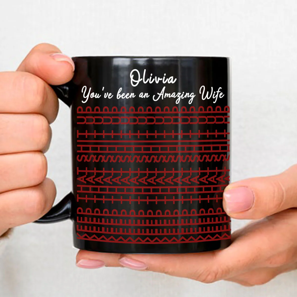 Yes You Are An Awesome Wife - Personalized Custom Coffee Mug - Image 2