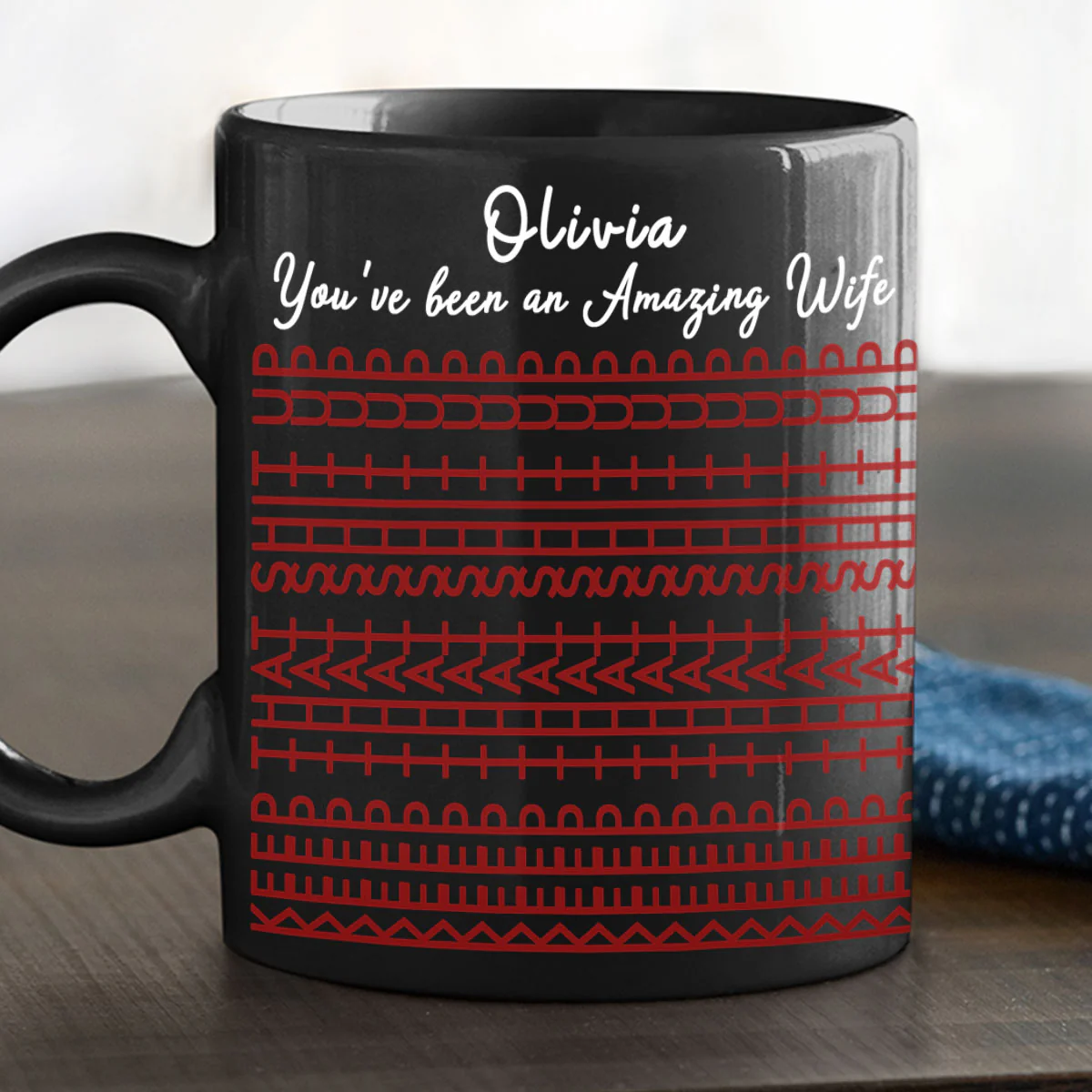 Yes You Are An Awesome Wife - Personalized Custom Coffee Mug - Image 3