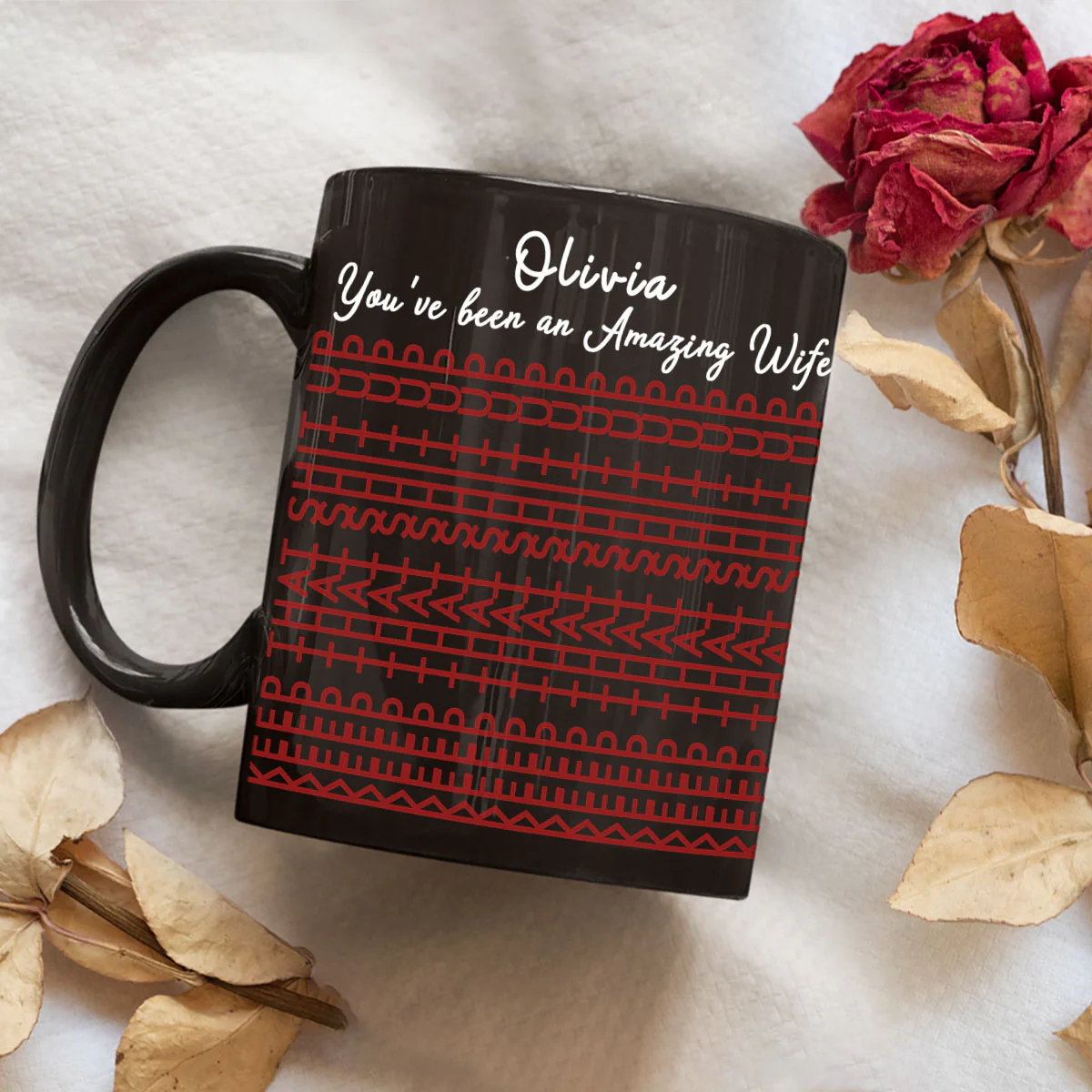 Yes You Are An Awesome Wife - Personalized Custom Coffee Mug - Image 4
