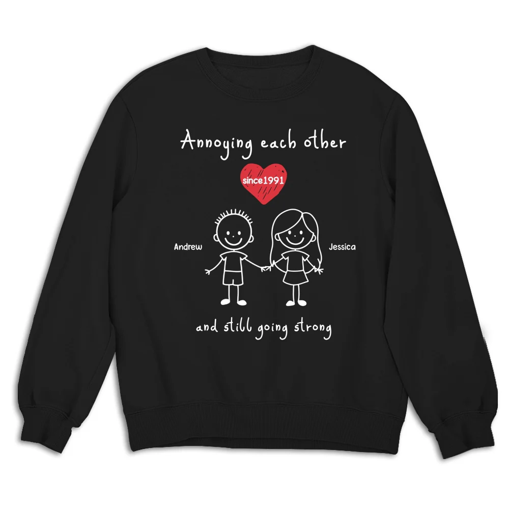 You And Me Annoying Each Other - Personalized Custom Shirt - Image 13