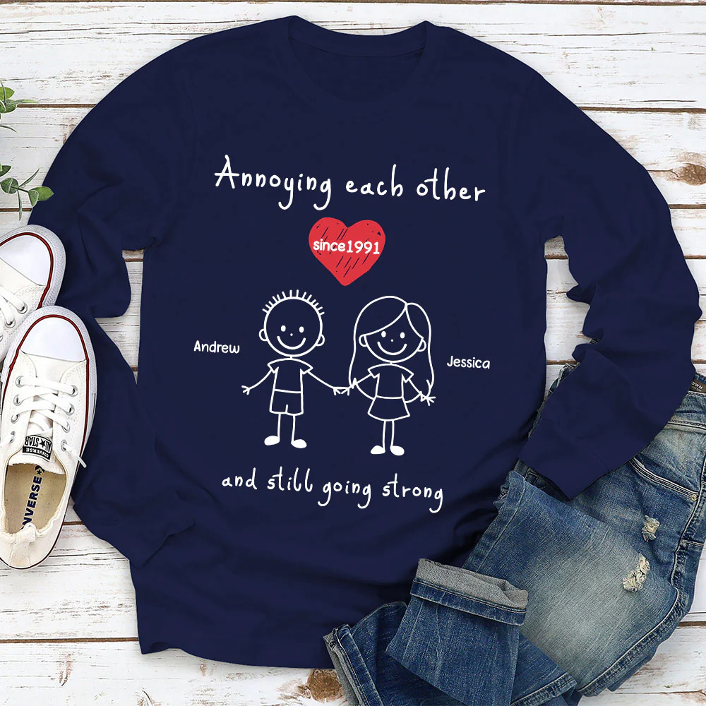 You And Me Annoying Each Other - Personalized Custom Shirt - Image 3
